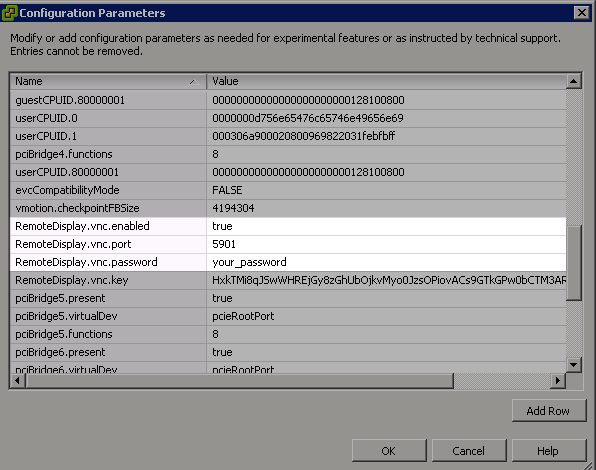 Configuration Parameters